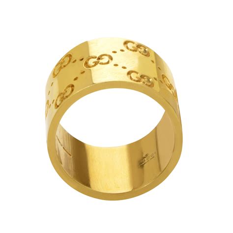 icon gucci ring gold|gucci icon 18k ring.